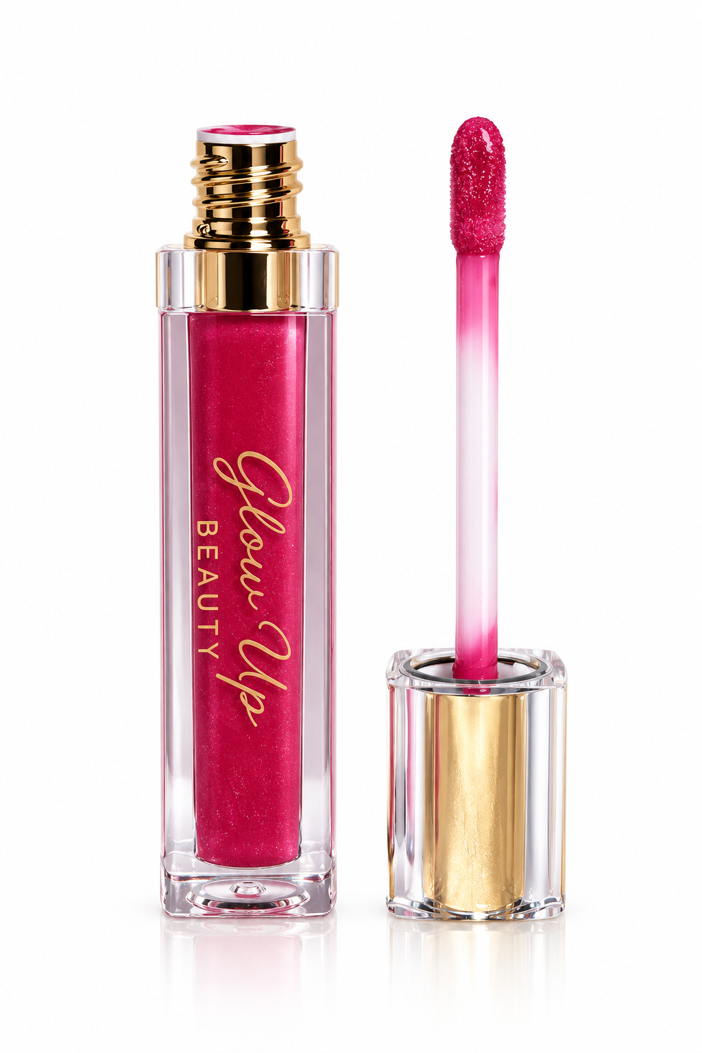 Lip gloss Pink glitter D08